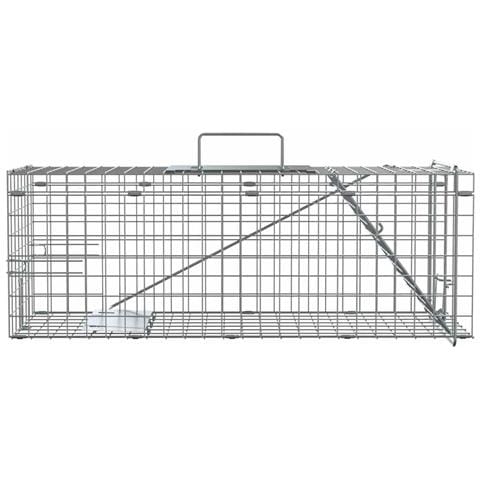 Trappola per animali Antracite 61 x 20 x 21.5 cm Acciaio - Foto 2