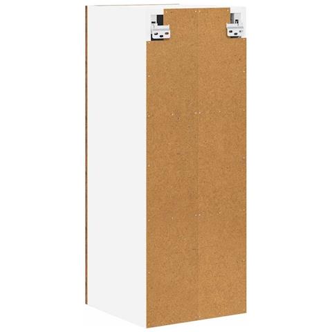 Armadio pensile con porta Riga 2 pcs Legno Antico e Bianco - Foto 9