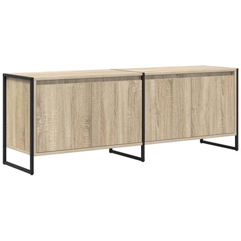 Mobile TV Sonoma 140 x 36 x 49.5 cm Legno multistrato - Foto 1