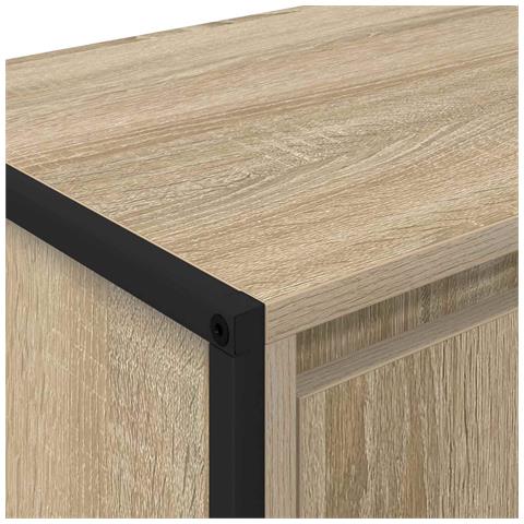 Mobile TV Sonoma 140 x 36 x 49.5 cm Legno multistrato - Foto 9