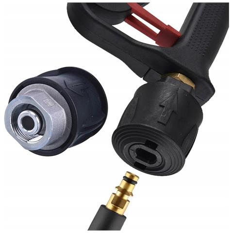 Set Di Pulizia Sottoscocca Compatibile Con Idropulitrici Kärcher K2-k7 - Lancia Con 4 Ugelli, Pistola 300 Bar, Adattatore Click Connect /m22x1,5 - Foto 8