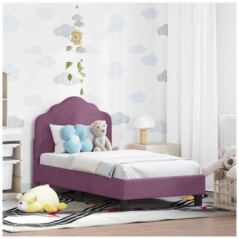 Struttura letto per bambini con testata Viola 70 x 140 cm - Foto 2
