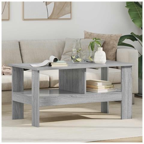 Tavolino da salotto Grigio Sonoma 90 x 50 x 45 cm - Foto 2