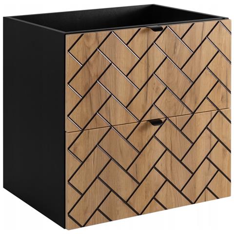 | Mobiletto 60 cm - Marron Mat - Mobili da bagno - Mobiletti - Senza top - Foto 1