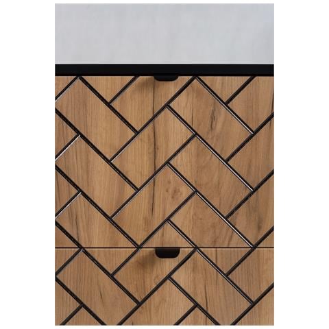 | Mobiletto 60 cm - Marron Mat - Mobili da bagno - Mobiletti - Senza top - Foto 9