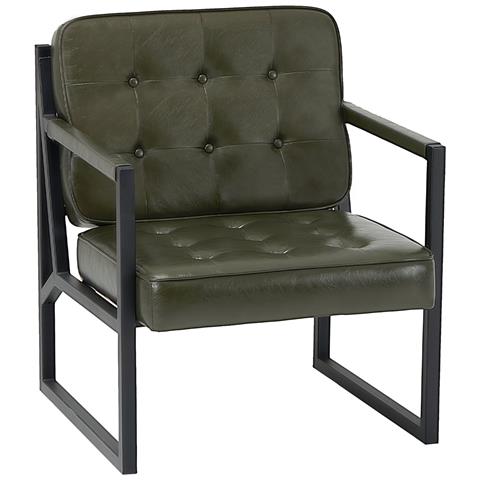 Poltrona Relax con Piedini in Metallo, Comoda Poltrona Imbottita per Soggiorno, Sala d'Attesa e Camera da Letto, Verde - Foto 8