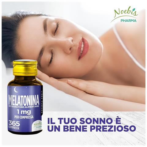 Melatonina 1 mg 365 Compresse - 1 mg per Compressa - Addormentamento e Sonno - Foto 2