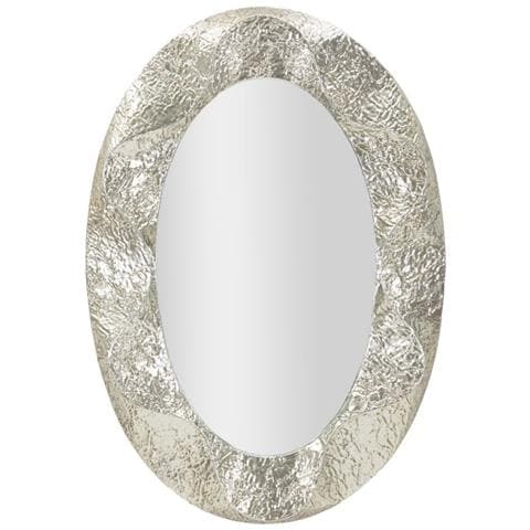 Specchio Con Cornice Vkh778-argento-metallo-87,5x6,5x128 Cm - Foto 1