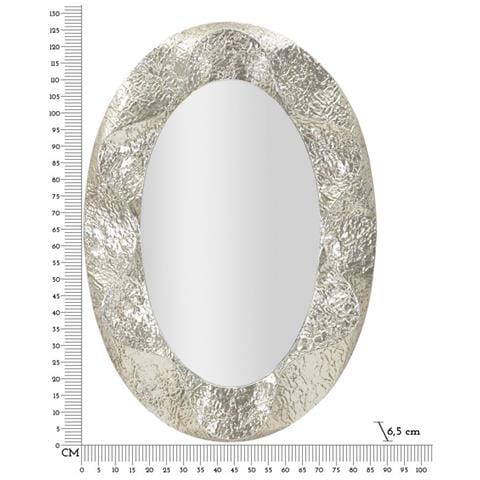 Specchio Con Cornice Vkh778-argento-metallo-87,5x6,5x128 Cm - Foto 7