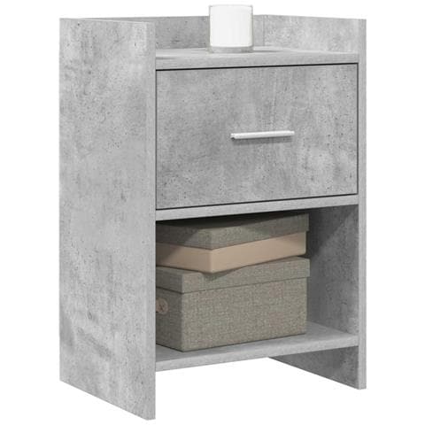 Comodini 2 pcs Grigio Cemento 40 x 30 x 60 cm - Foto 2
