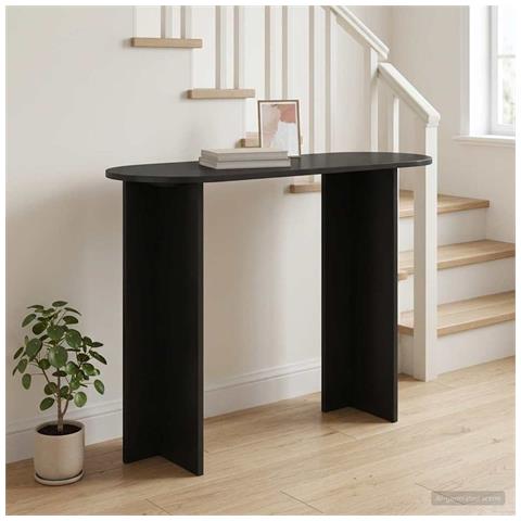 Tavolo consolle Rovere Nero 100 x 39,5 x 75 cm - Foto 2