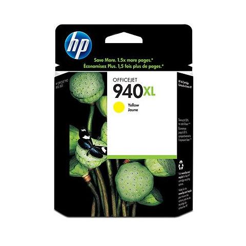 C4909aE Cartuccia Ink Originale 940XL Gialla per OfficeJet Pro 8000 Capacità 1400 Pagine - Foto 1