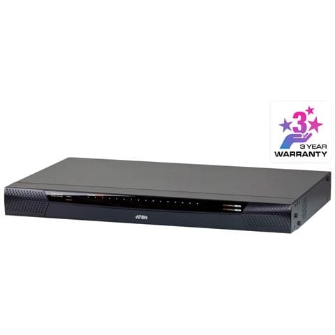 Switch KVM over IP Cat 5 a 16 porte con 1 accesso locale / 1 remoti con Virtual Media (1920 x 1200) - Foto 1