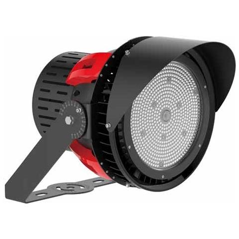 V-tac Pro Vt-501d Faro Sport Led Light 500w Chip Samsung Driver Meanwell In Alluminio Nero Dimmable 5000k - Sku 493 - Foto 1