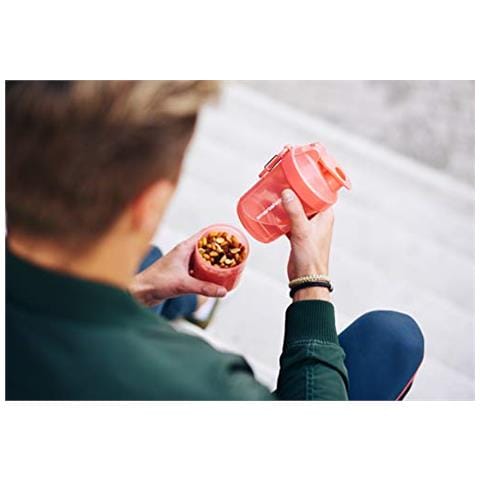 Original2go, Shaker Per Cibo E Bevande Nutrizionali Unisex Adulto, Space Grey, Taglia Unica - Foto 2