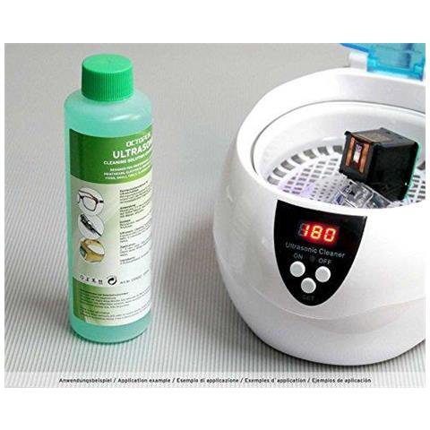 Ultrasonic Cleaner Concentrato Per La Pulizia Di Gioielli Occhiali Da Vista Metalli Preziosi E Le Testine Di Stampa In Bagno A Ultrasuoni 250 Ml - Foto 4