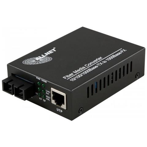 ALL-MC105G-SC-SM 1000Mbit / s Modalità singola Nero convertitore multimediale di rete - Foto 1