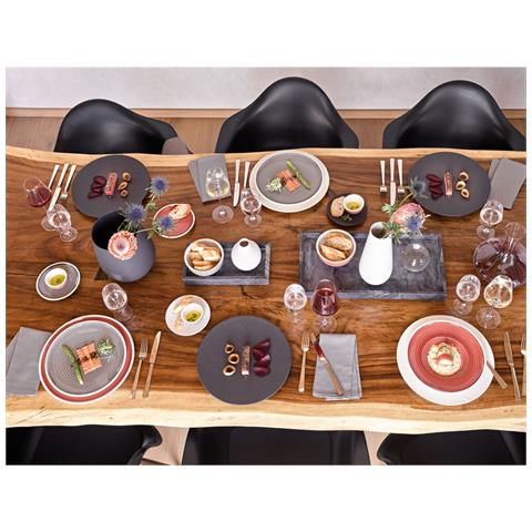 Manufacture Rock Blanc Piatto per pane e burro Rotondo Porcellana Bianco 1 pz - Foto 5