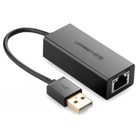 Adattatore Ethernet USB 2.0 10/100Mbps (Black)  - Foto 1