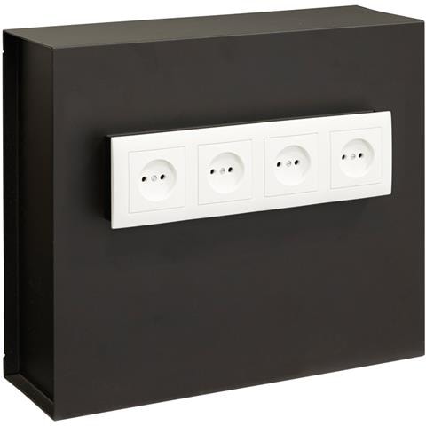 Socket 23000w-s2 Cassaforte Camuffata Dietro La Placca Della Presa Elettrica, Da Incassare Al Muro, 35x40x13 Cm, 15 L, Presa Standard - Foto 1