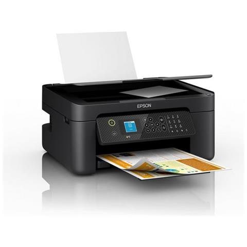 Stampante Multifunzione WorkForce WF-2910DWF Inkjet a Colori Stampa Copia Scansione Fax A4 33 ppm (B / N) 18 ppm (a Colori) Wi-Fi / USB 2.0 - Foto 2