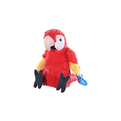 Scarlet Macaw Peluche, Animale Farcito, Peluche, Regali Per Bambini, Coccoloni 8 - Foto 4