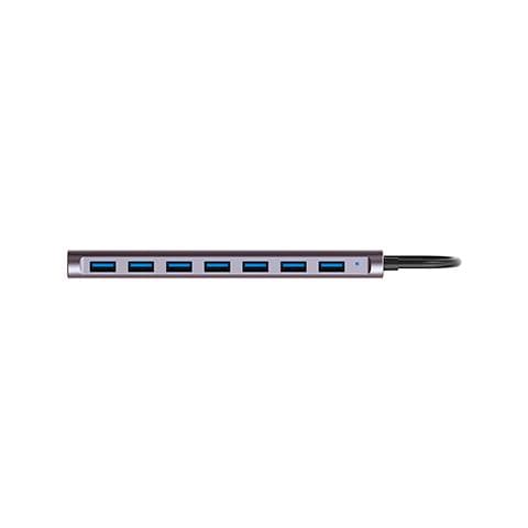 XHUB-07A3 hub di interfaccia USB 3.2 Gen 1 (3.1 Gen 1) Type-A 5000 Mbit /s Nero - Foto 2