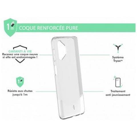 Cover Rinforzata Per Samsung Galaxy A32 5g Pure, Trasparente - Foto 2