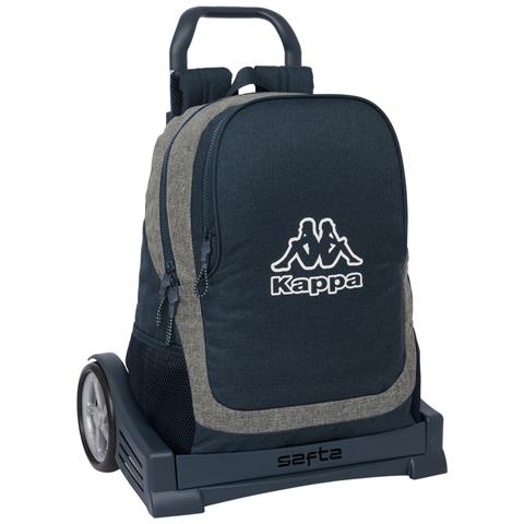 Trolley Per La Scuola Dark Navy Grigio Blu Marino 32 X 44 X 16 Cm - Foto 1