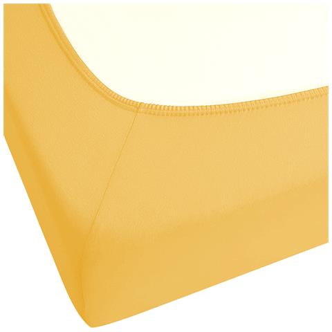Coprimaterasso Elasticizzato Janbu Cotone Senape - Foto 2