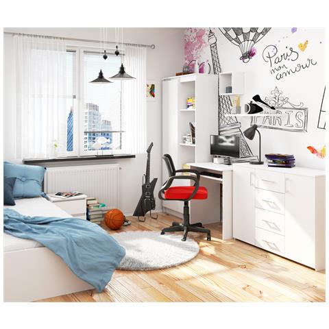 Scrivania STAR, 68x51x74 cm, Colore Bianco - Foto 5
