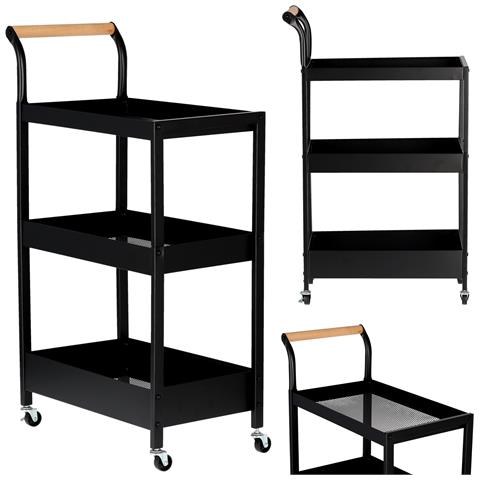 Carrello Da Parrucchiere Estetista Tavolino Su Rotelle Per La Tintura St014bl Carrello Con Ripiani - Foto 1