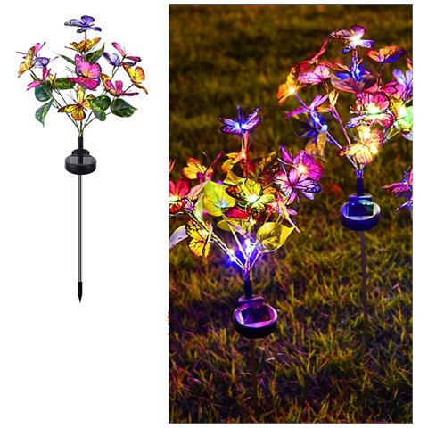 Luci Solari A Farfalla Per Giardino Esterno - Foto 2