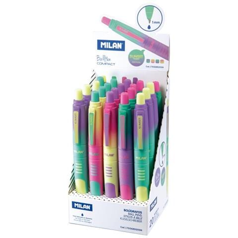 176568920SN penna a sfera Blu Penna a sfera retrattile a clip 20 pz - Foto 1