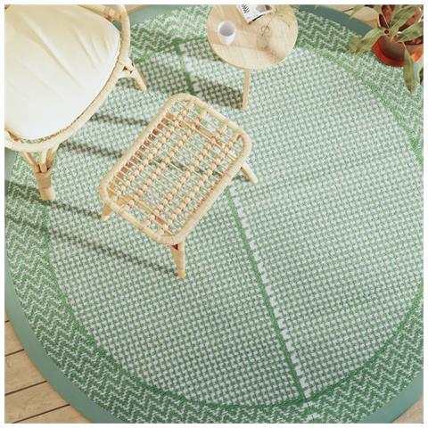 Tappeto Da Esterno Verde 200 Cm In Pp - Foto 1