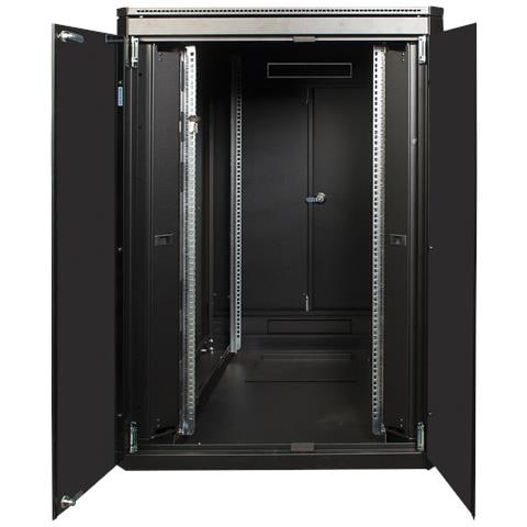 LOGON RDL22U81BL rack 22U Rack indipendenti Nero - Foto 5