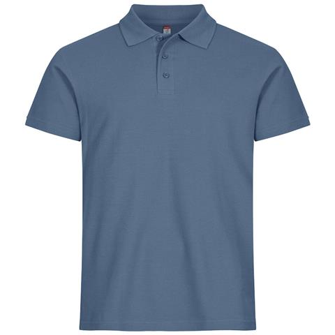Basic Polo Blu Acciaio 4xl - Foto 1