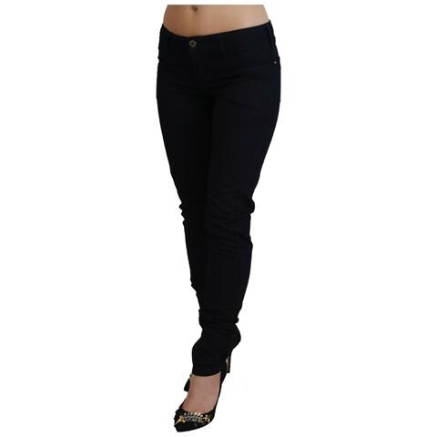 Jeans Skinny Da Donna Skinny A Vita Bassa Neri - W27 - Foto 2