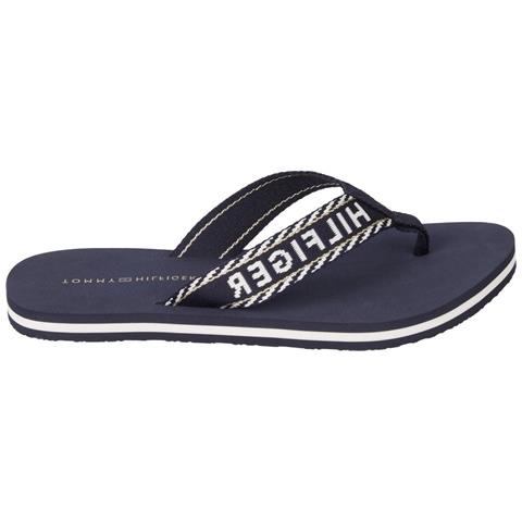 Webbing Sandal Sandali Sintetico Scarpe Donna Blu Eu 37, Fw0fw07143 Dw6 - Foto 1