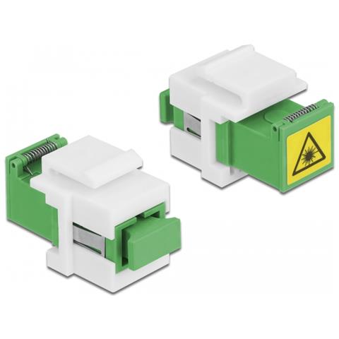 Modulo Keystone SC Simplex femmina per SC Simplex femmina con protezione laser flip all'interno - Foto 1