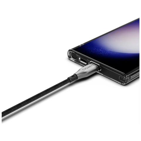 Cavo Di Ricarica Blindato Da Usb-c A Usb-a 60w E 480 Mbps Sync 2m, Nero - Foto 5