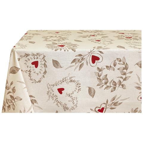 Tovaglia Per Salotto Cucina Tavolo 100% Cotone Made In Italy Antibes Rp 140x140 Antibes - Foto 5