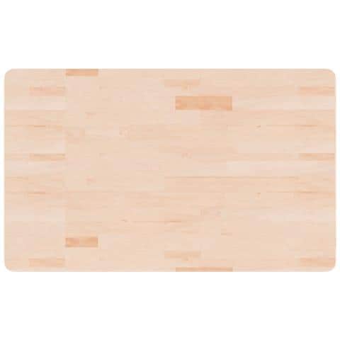 Piano Bagno 100x60x1,5 Cm In Legno Massello Non Trattato - Foto 2