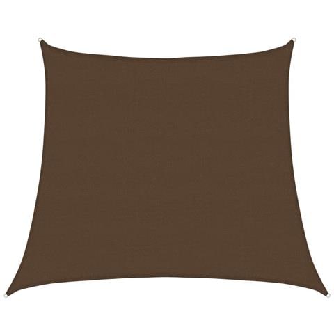 Vela Parasole 160 G/m Trapezio Marrone 4/5x4 M In Hdpe - Foto 2