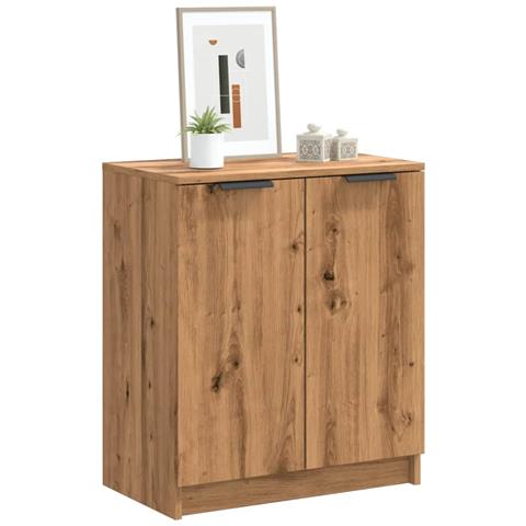 Scarpiera Rovere Artigianale 59x35x70 Cm In Truciolato - Foto 1