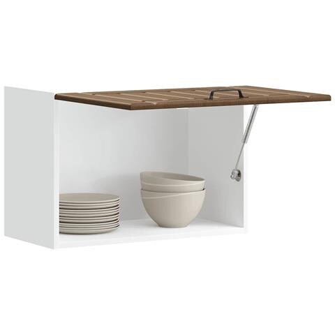 Pensile Da Cucina Lucca Rovere Marrone In Legno Multistrato - Foto 1