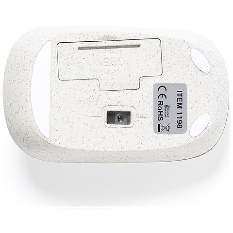 Mouse Wireless. Ottico. Pulsante Dpi. Nature Canna Di Grano - Foto 2