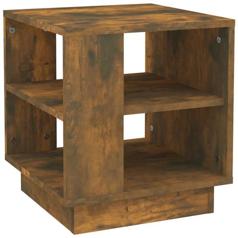 Lusso Casadino - Tavolino Da Salotto Rovere Fumo 40x40x43 Cm Legno Multistrato - Foto 1