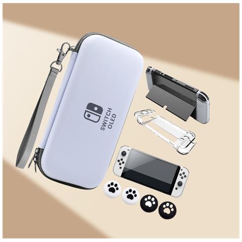Custodia Protettiva Per Nintendo Switch Oled Grey - Foto 4