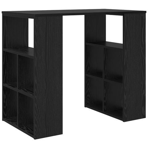 Scrivania Rovere Nero Truciolare Dimensioni Standard Scrivania - Foto 1